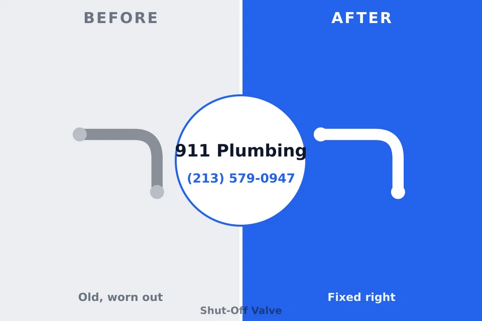 Before and after: plumbing company Kill Devil Hills, NC